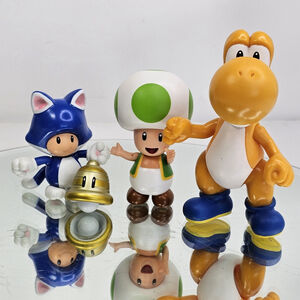 Nintendo Super Mario Gaming Action FiguresxJakks Pacific Set Of 4 Yoshi Toad...